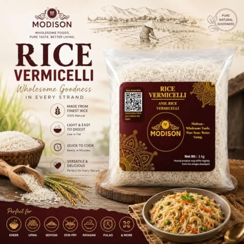 MODISON Rice Vermicelli Premium Rice Noodles Ready to Cook 1kg thumbnail 3