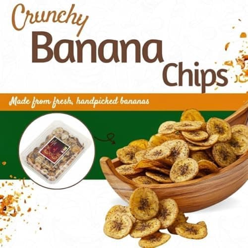 MODISON Banana Black Pepper Wafers Indian Snacks Crispy 900g thumbnail 4