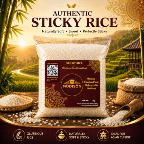 MODISON Sticky Rice Glutinous Rice Short Grain Rice 1kg thumbnail 3