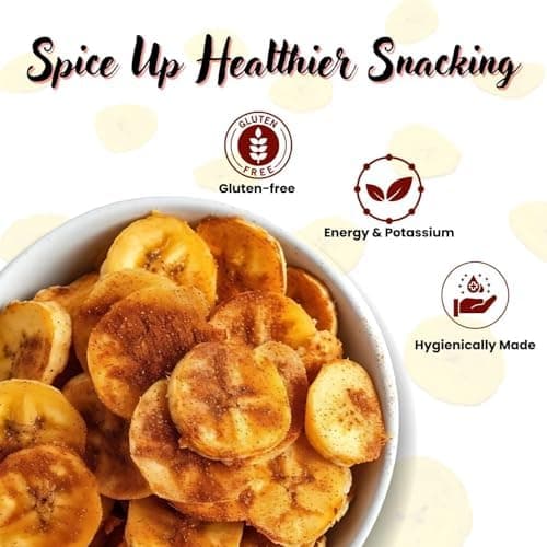 MODISON Spicy Banana Wafers Indian Snacks Crispy Plantain 540g thumbnail 2