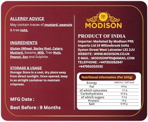 MODISON Turmeric Powder Indian Spices Pure Haldi 1kg thumbnail 2
