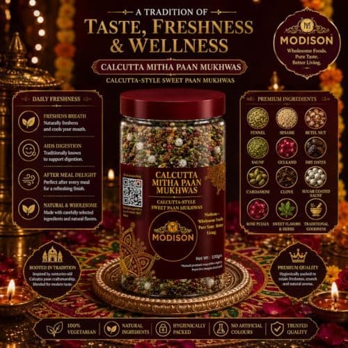 MODISON Calcutta Mitha Paan Indian Mouth Freshener 100g thumbnail 5