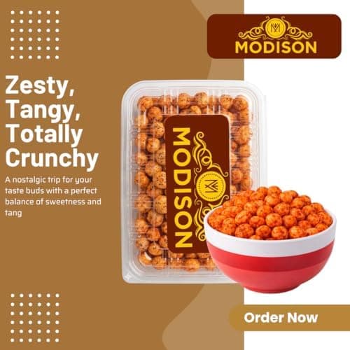 MODISON Roasted Makhana Healthy Snacks Tangy Tomato 80g thumbnail 7