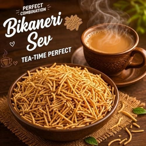 MODISON Bikaneri Sev Indian Snacks Crunchy Bhujia 180g thumbnail 5