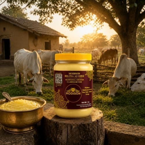 MODISON Bilona A2 Ghee A2 Milk Clarified Butter 1kg thumbnail 5
