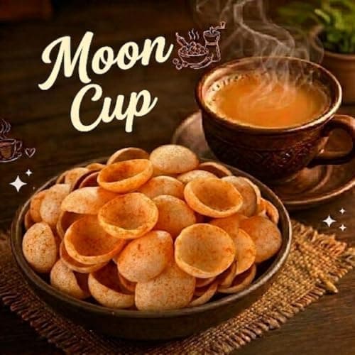 MODISON Moon Cup Indian Snacks Crispy Masala Puffs 180g thumbnail 5