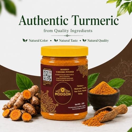 MODISON Turmeric Powder Indian Spices Pure Haldi 1kg thumbnail 6