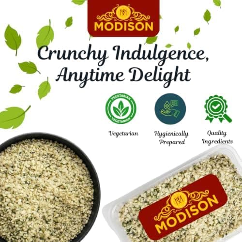 MODISON Hemp Seeds Superfoods Plant Based Protein 200g thumbnail 6