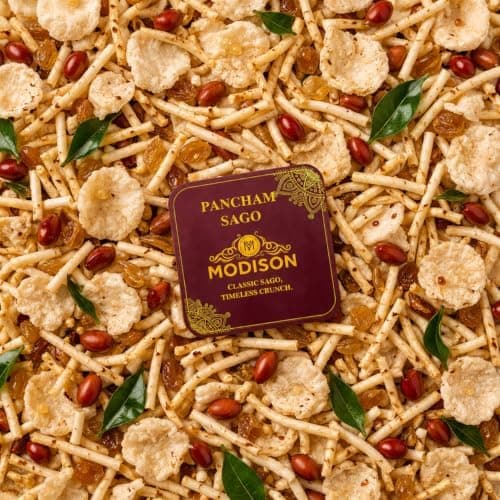 MODISON Pancham Sago Indian Namkeen Crunchy Sabudana Blend 180g thumbnail 7