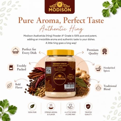 MODISON Asafoetida Hing Powder Indian Spices A Grade 50g thumbnail 7