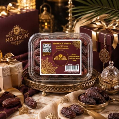 MODISON Medjool Dates Indian Dry Fruit Jumbo Khajoor Natural 180g thumbnail 4