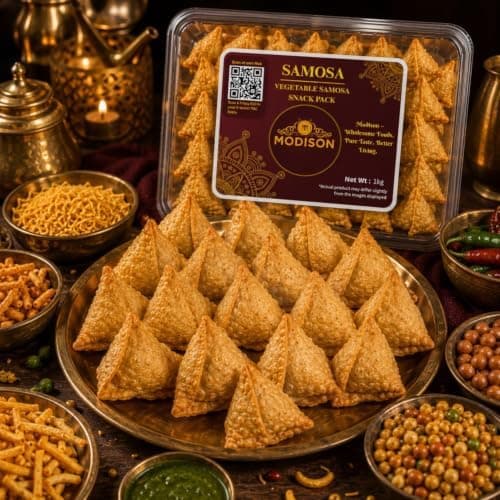 MODISON Samosa Traditional Frozen Indian Snack 1kg thumbnail 7