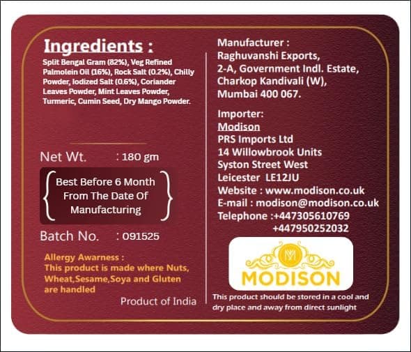 Modison Daal Mooth Snack Mix with Shredded Cheese Topping 180g thumbnail 7