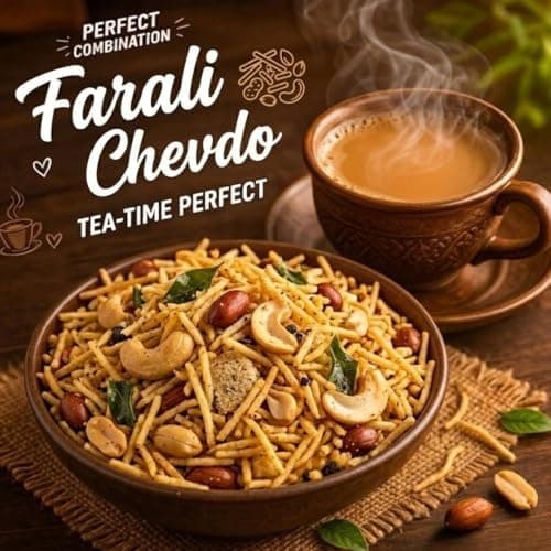 MODISON Farali Chevdo Indian Snacks Potato Peanut Mix 180g thumbnail 4
