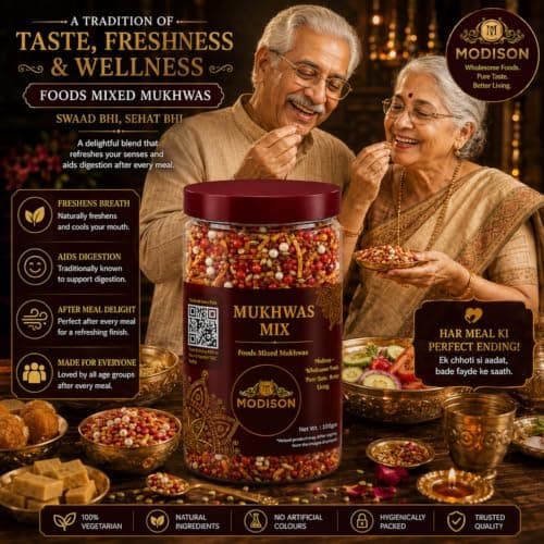 MODISON Mukhwas Mix Indian Mouth Freshener Rose Flavoured 100g thumbnail 4