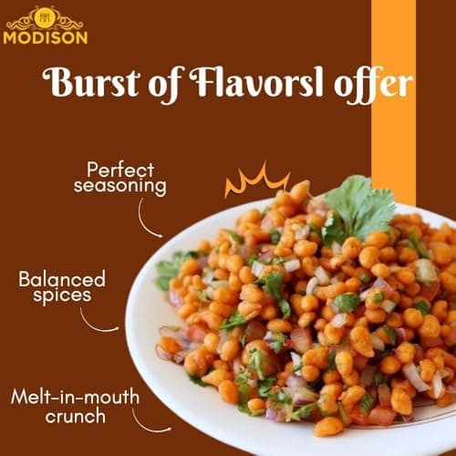 MODISON Masala Boondi Indian Snacks Spiced Gram Flour 180g thumbnail 6
