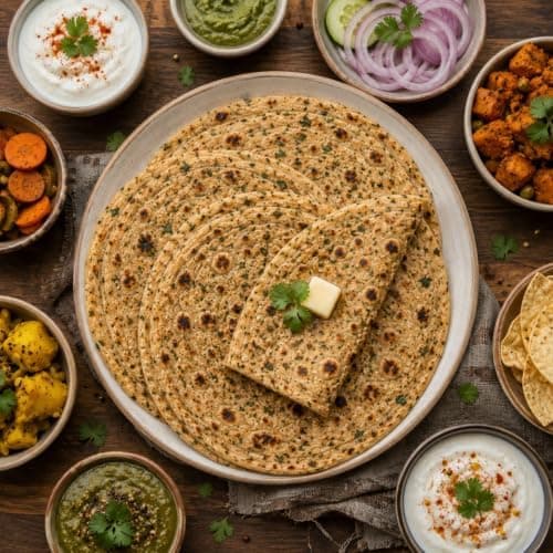 MODISON Layered Paratha Traditional Indian Flatbread Frozen 360g thumbnail 6