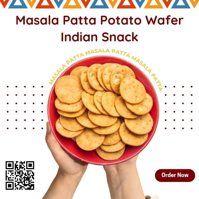 MODISON Masala Patta Potato Wafers Indian Snacks Crispy 180g thumbnail 5