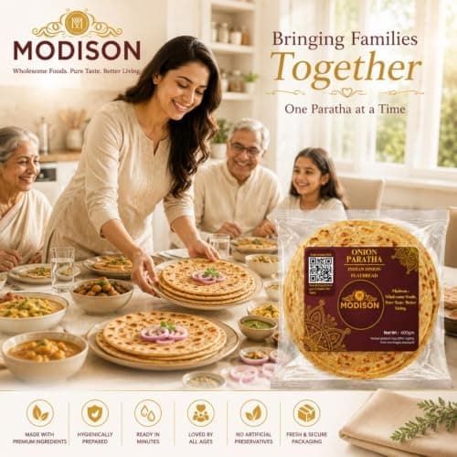 MODISON Onion Paratha Whole Wheat Flatbread 400g thumbnail 6