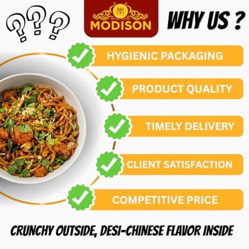 MODISON Manchurian Bhel Indian Snacks Indo Chinese Mix 180g thumbnail 2