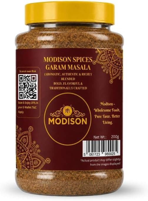 MODISON Garam Masala Powder Indian Spices Traditional 200g thumbnail 1