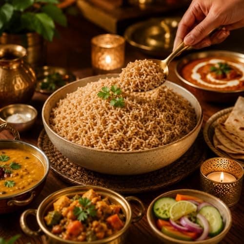 MODISON Natural Brown Basmati Rice Wholegrain High Fibre 1kg thumbnail 2