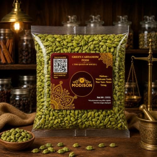 MODISON Green Cardamom Pods Whole Spice 500g thumbnail 7