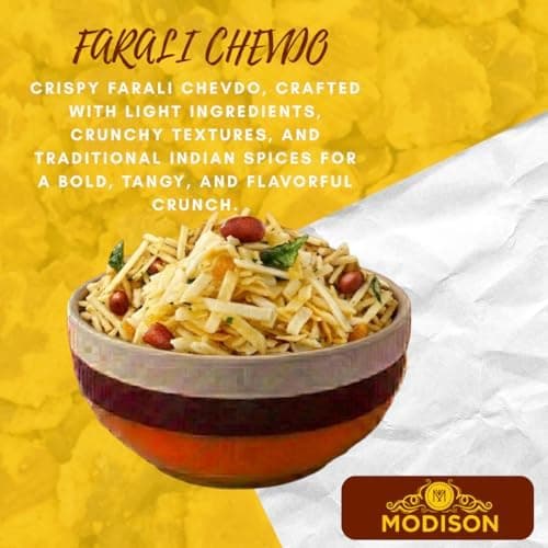 MODISON Farali Chevdo Indian Snacks Potato Peanut Mix 180g thumbnail 6