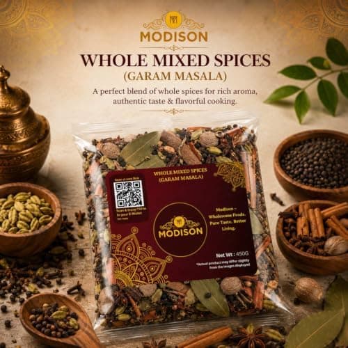 MODISON Whole Garam Masala Mixed Spices Blend 450g thumbnail 4