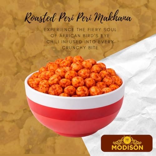 MODISON Roasted Makhana Healthy Snacks Peri Peri 80g thumbnail 7