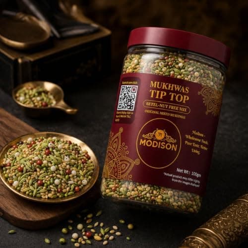 MODISON Tiptop Mukhwas Indian Mouth Freshener Fennel Aniseed 100g thumbnail 4