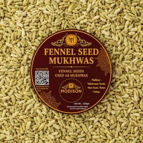 MODISON Fennel Seed Saunf Indian Mouth Freshener Sweet 100g thumbnail 6
