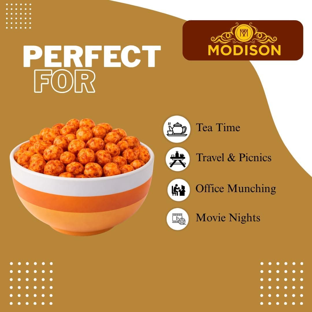MODISON Roasted Makhana Healthy Snacks Magic Masala 80g thumbnail 11