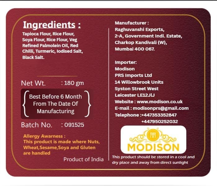 MODISON Soya Sticks Healthy Snacks Crispy Protein Rich 180g thumbnail 7