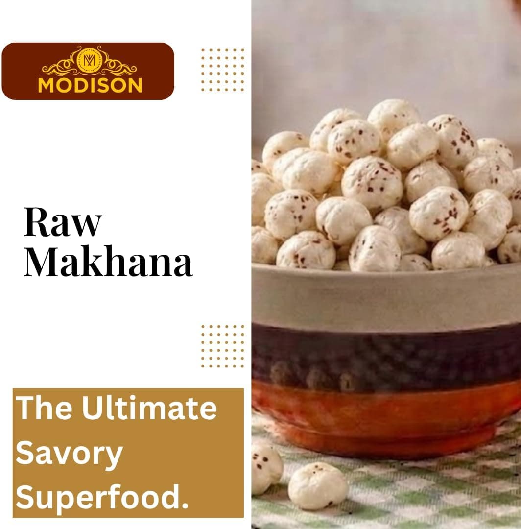 MODISON Raw Makhana Healthy Snacks Natural Fox Nuts 180g thumbnail 12