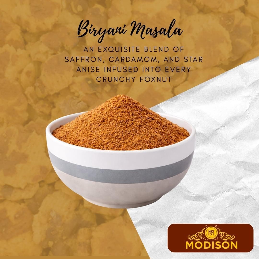 MODISON Biryani Masala Indian Snacks Roasted Mix 100g thumbnail 12