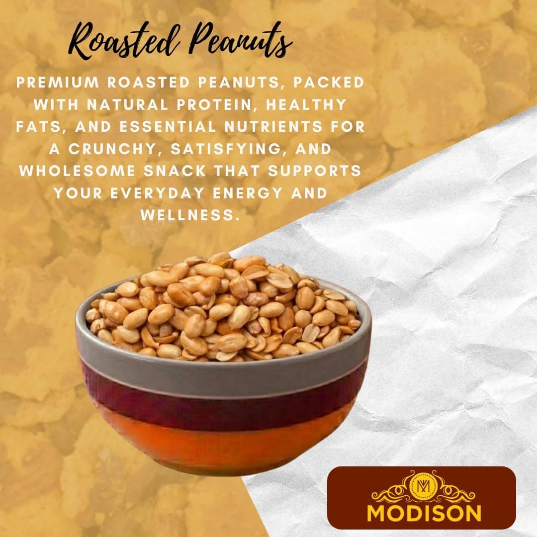 MODISON Roasted Peanuts Healthy Snacks Protein Rich Groundnuts 250g thumbnail 11