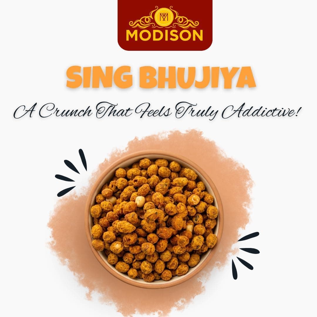 MODISON Sing Bhujia Indian Snacks Spicy Masala Peanuts 180g thumbnail 10