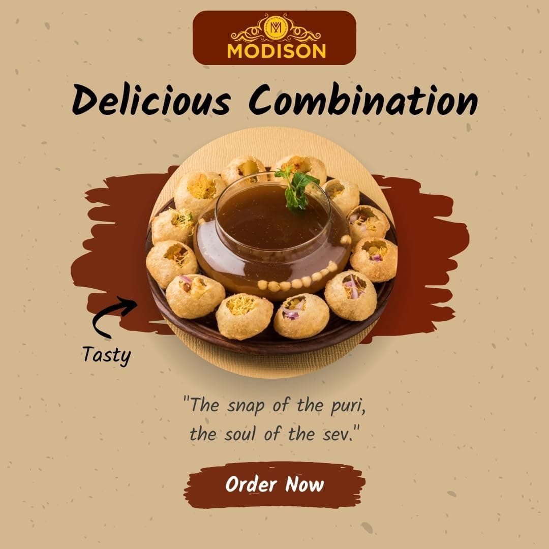 MODISON Pani Puri Nylon Sev Bundle Indian Street Food 540g Kit thumbnail 12