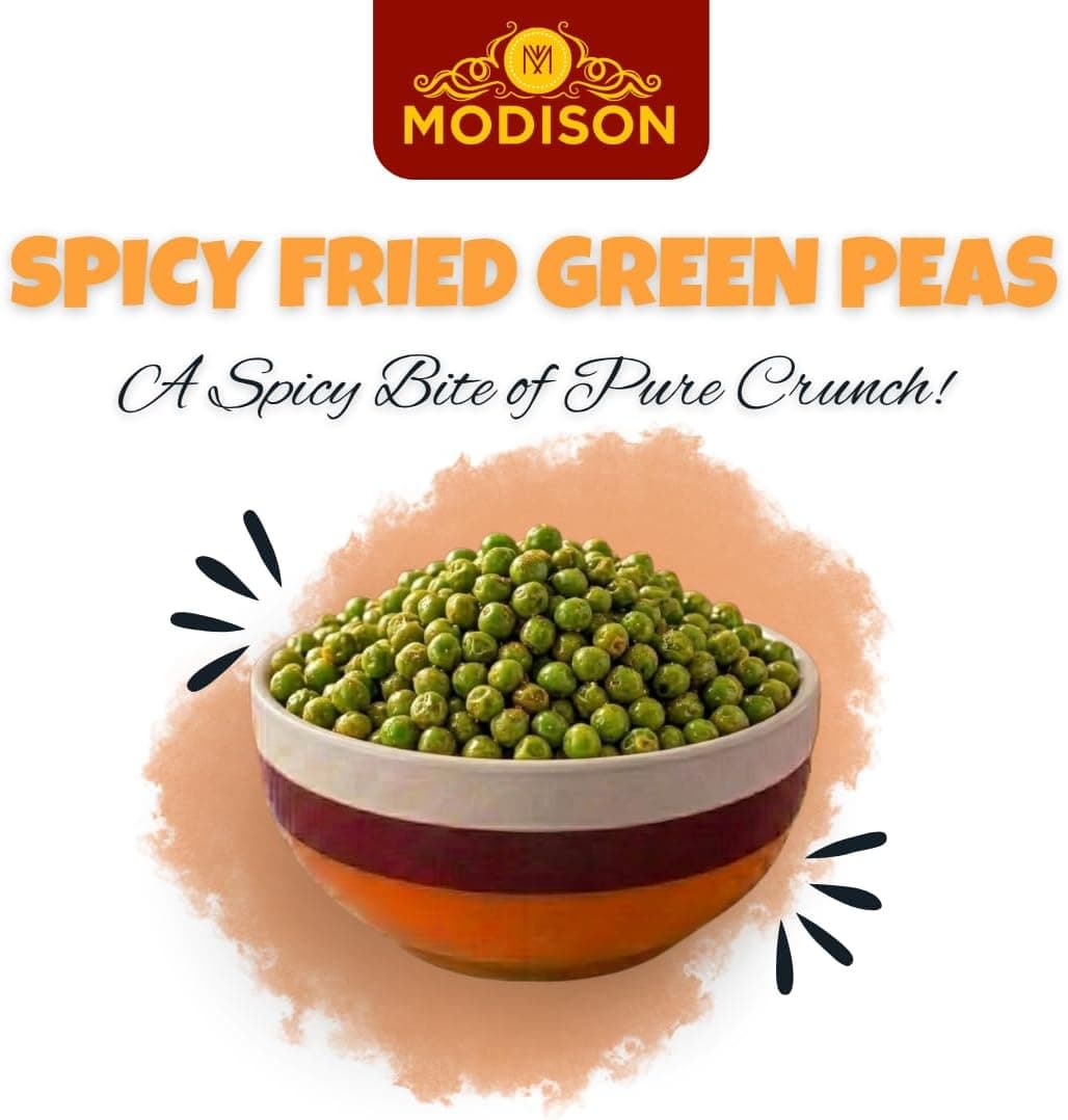 MODISON Spicy Fried Green Peas Healthy Snacks Crispy 100g thumbnail 10