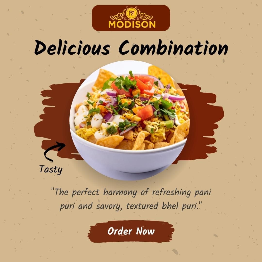 MODISON Pani Puri Bhel Puri Bundle Indian 180g Chaat Kit 3 Pack thumbnail 12