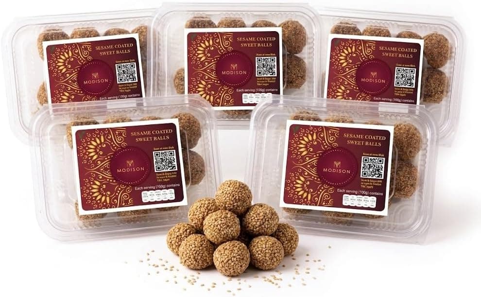 MODISON Til Laddu Indian Sweets Sesame Sweet Balls 900g thumbnail 8