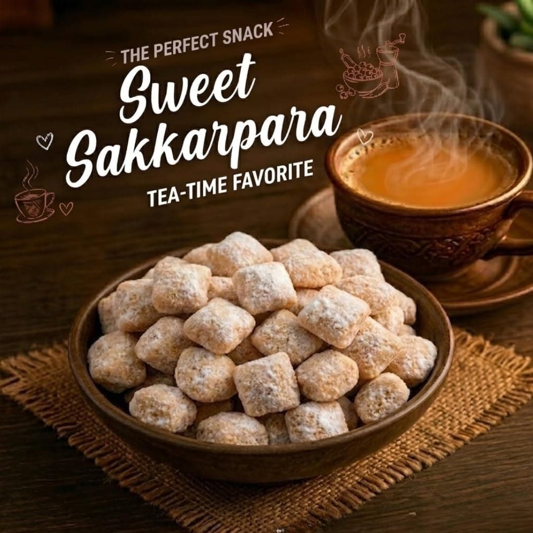 MODISON Sweet Sakkarpara Indian Sweets Crunchy Wheat Bites 180g thumbnail 11