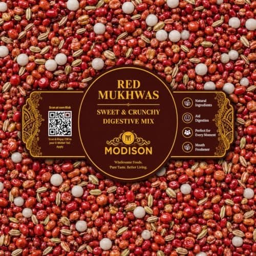 MODISON Red Mukhwas Indian Mouth Freshener Aniseed Coriander 100g thumbnail 7