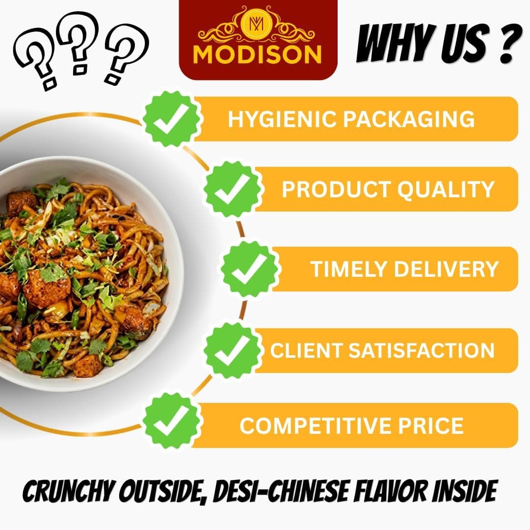 MODISON Manchurian Bhel Indian Snacks Indo Chinese Mix 180g thumbnail 9