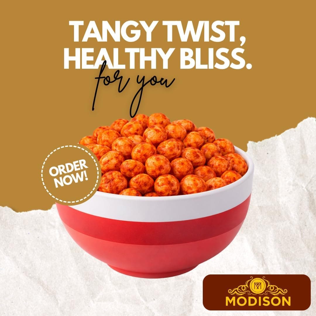 MODISON Roasted Makhana Healthy Snacks Tangy Tomato 80g thumbnail 9