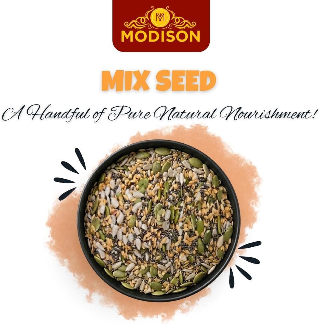MODISON Mixed Seeds Blend Superfoods Chia Flax Pumpkin Sunflower 250g thumbnail 12