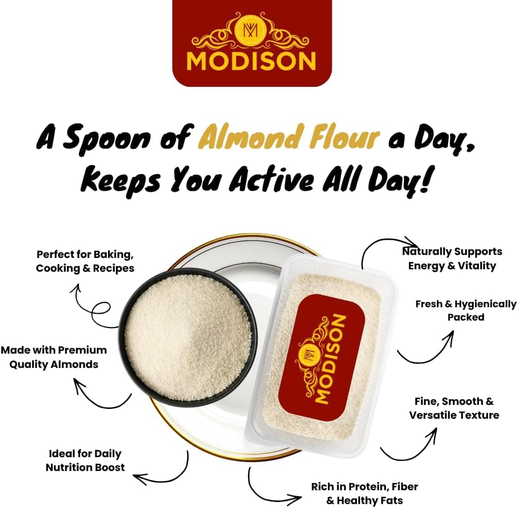 MODISON Almond Flour Baking Essentials Blanched Keto Friendly 250g thumbnail 12