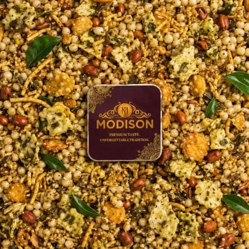 MODISON Roasted Fiber Mix Indian Namkeen Crunchy Millet Sorghum 180g thumbnail 7