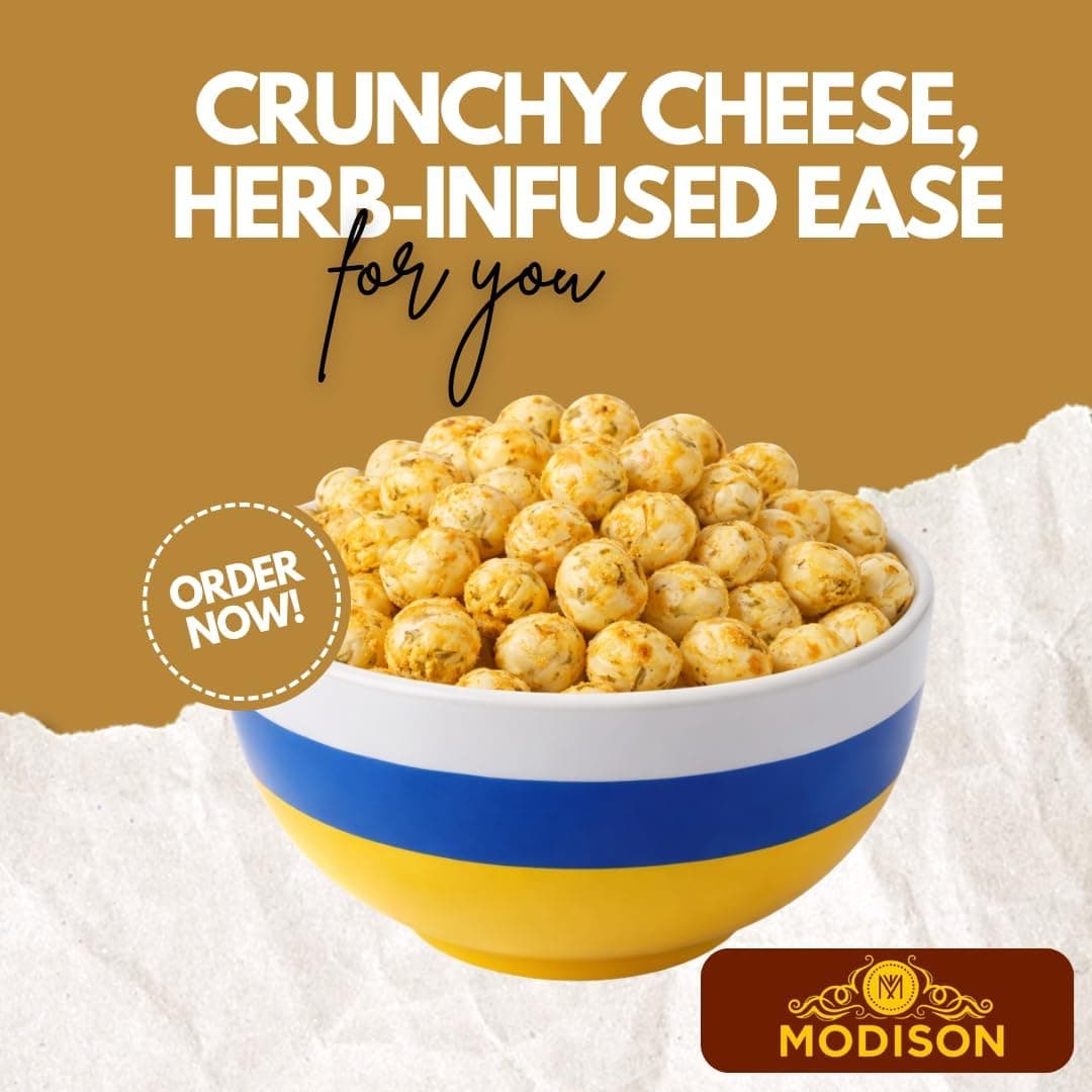 MODISON Roasted Makhana Healthy Snacks Cheese Herbs 80g thumbnail 9